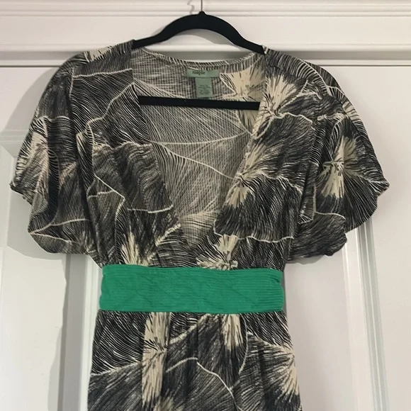 Anthropologie Maple Plunge Neck Empire Dress - Picture 2 of 3